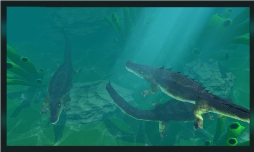 Crocodile Aquarium 3D LWP HD截图1