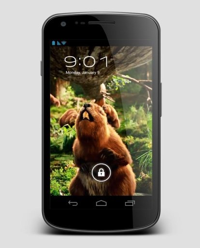 Forest Animals Beaver LiveWP截图2