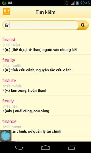 Từ điển Anh Việt截图1