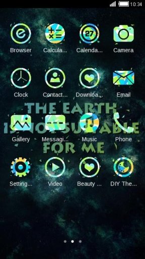 LEAVE EARTH C LAUNCHER THEME截图1