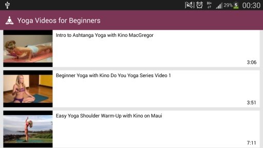 Yoga Videos for Beginners截图2