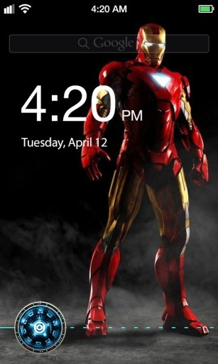 Iron Man Lock Screen截图5