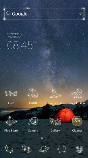 Starlight dodol theme截图1