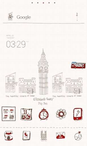 Hi London dodol launcher theme截图6