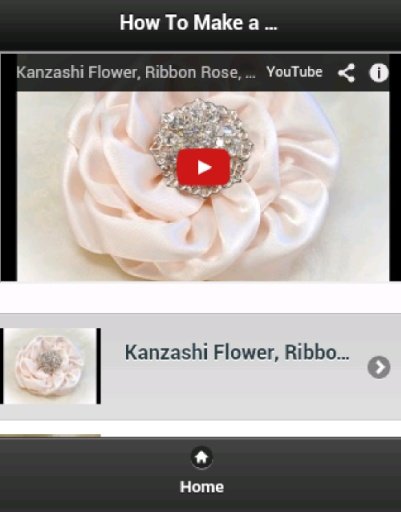 How To Make a Ribbon Flower截图5