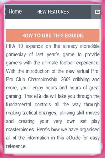 FIFA 10 Guide截图10