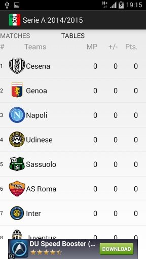 Italy Serie A 2014/2015截图1