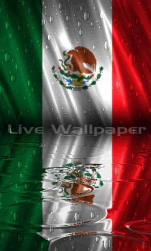 Mexico Flag Raindrop截图5