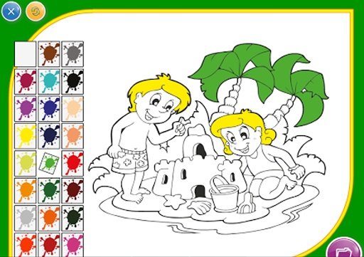 儿童着色游戏截图6