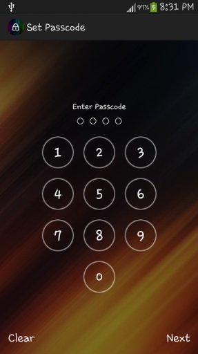 iOS 7 Motion App Lockscreen截图5