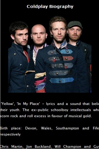 Coldplay Lyrics And Songs截图4