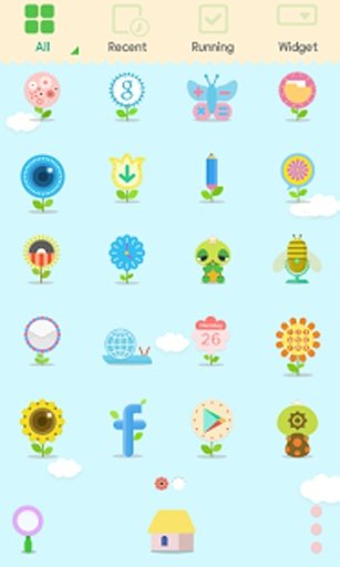 Dooby's Garden dodol theme截图3