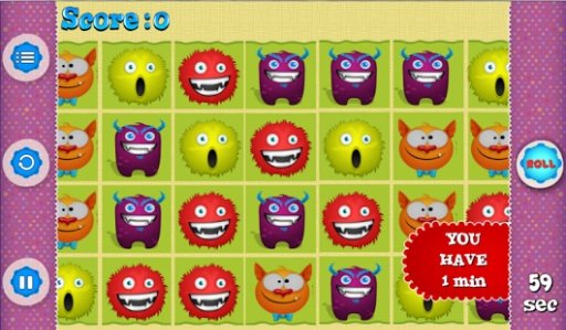 Monster splashing - Match Game截图3