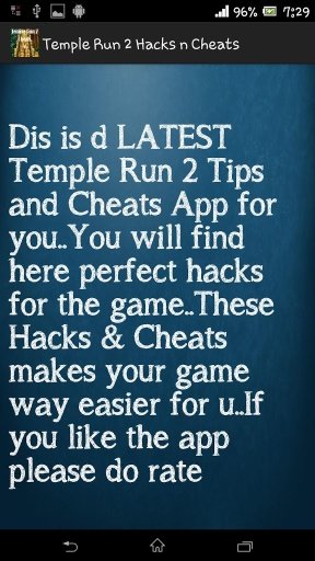 Temple Run 2 Hacks n Cheats截图1