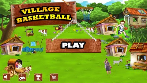 Village Basketball Shoot Game截图3