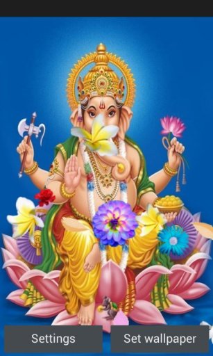 Lord Ganesha Live Wallpaper Hd截图10