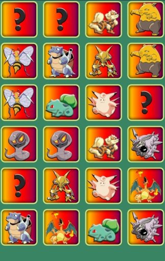 Pokemon Match Game截图3