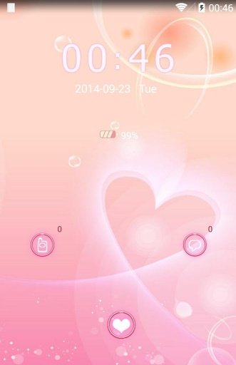 KK Locker theme - Heart截图1