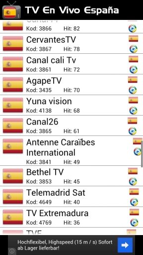 Live TV Spain截图2