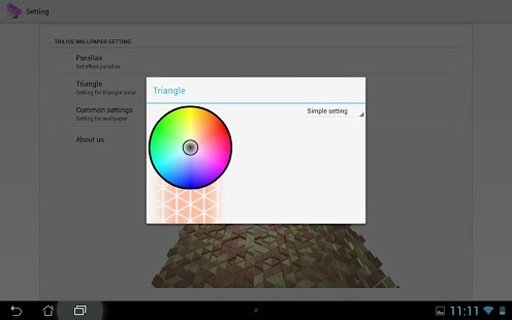 Parallax Tri Live 3D Wallpaper截图1