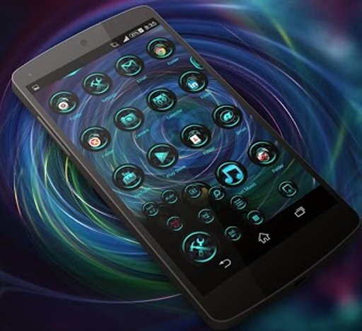 Cyan-HD Next Launcher 3D Theme截图9