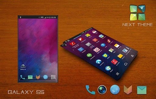 Galaxy s5 next launcher theme截图1