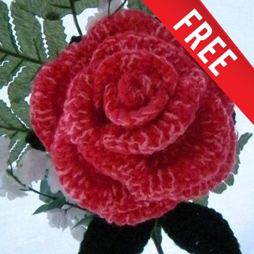 Easy Crochet Rose Flower截图4