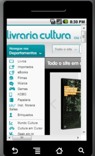 Livraria Cultura截图1