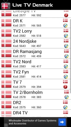 Live TV Denmark截图2