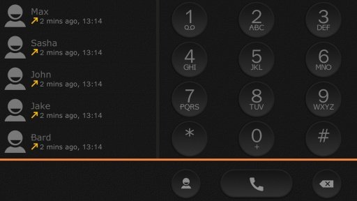 ExDialer Theme Black Graphite截图4