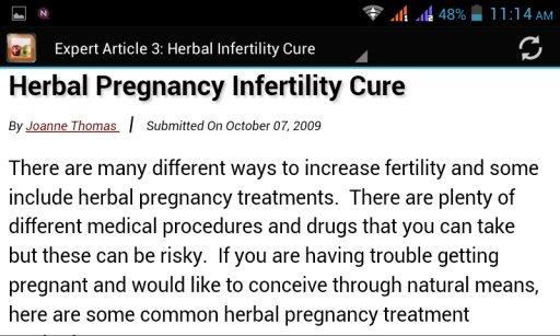 Infertility Cure - Best Tips截图2