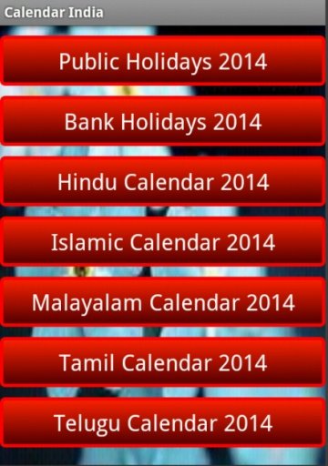 Calendar India 2014截图4