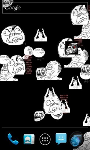 Rage Face Live Wallpaper截图2