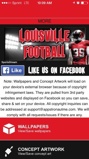 Louisville Football STREAM截图2