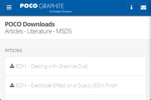 Poco Graphite EDM Tech Manual截图2