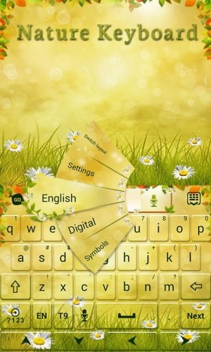 Nature GO Keyboard Theme截图2