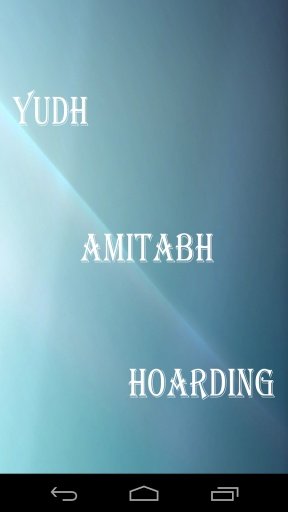 Yudh Amitabh Hoarding截图4