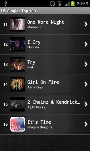 US Top Music Charts截图9