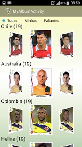 Troca Figurinha da Copa 2014截图6