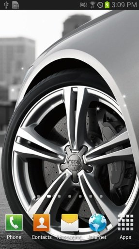 Audi S6 wheel Live Wallpaper截图1