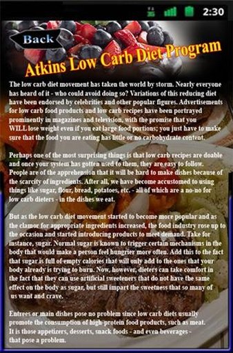 Atkins Low Carb Diet Program截图1