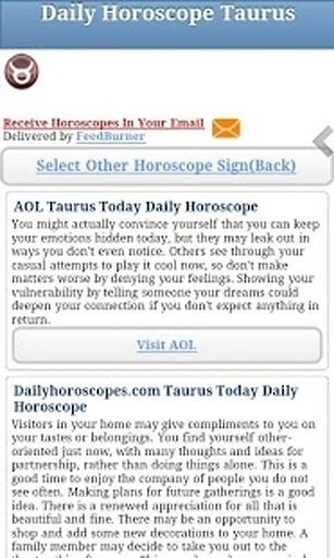 Daily horoscope 2013截图5