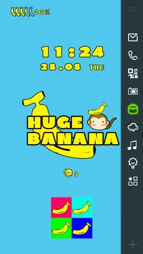 Monkey&amp;Banana Live LockerTheme截图6