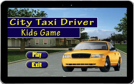 City Taxi Driver Kids Game截图3