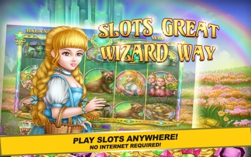 Slots Great Wizard Way FREE截图1