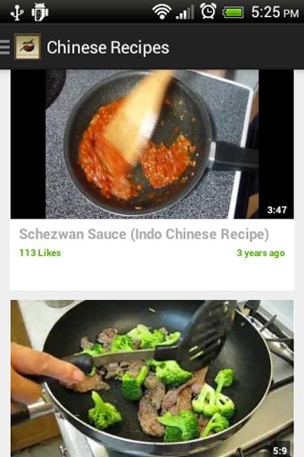 Chinese recipes food cookbook截图10