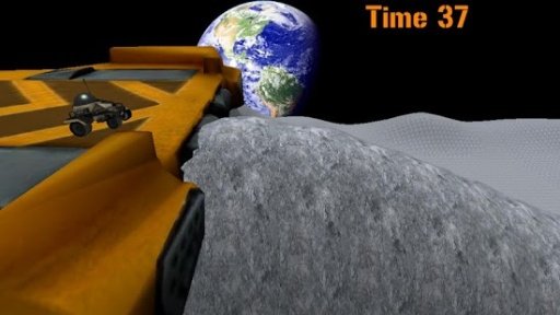 Lunar Moon Racing - free game截图2