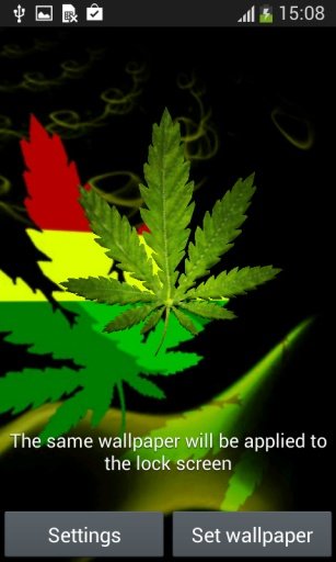 Marihuana 3D Live Wallpaper截图4