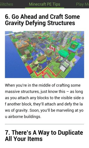 Minecraft Cheats &amp; Glitches截图2