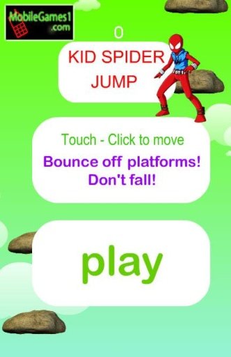 Spider Kid Jump Game截图1